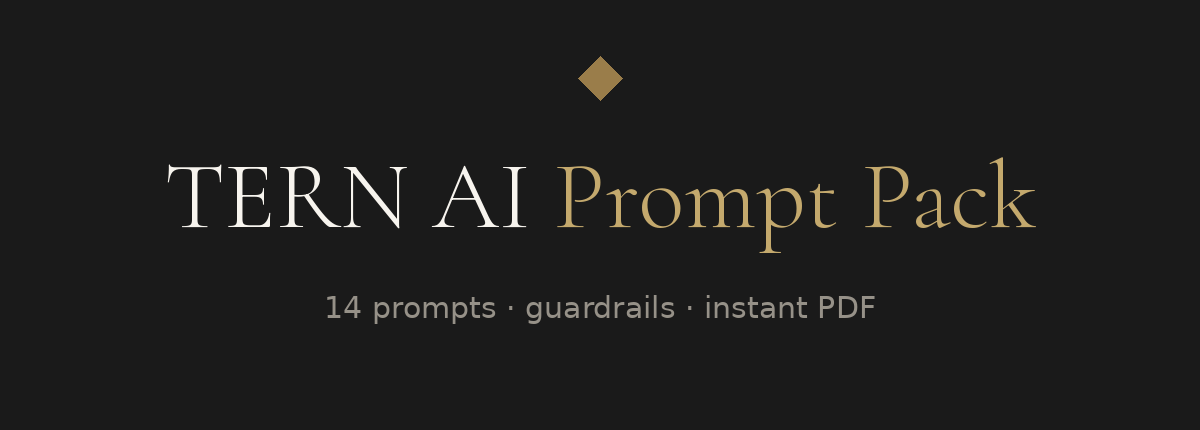 TERN AI Prompt Pack